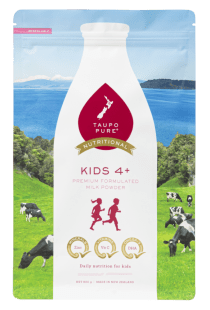Taupo Pure Nutritional Kids packaging